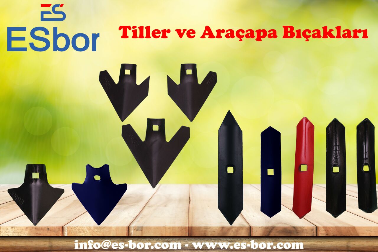 Esbor Arçapa Makinası Bıçakları ve İthal S Bilekleri