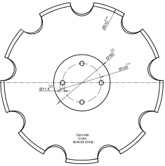 Disc Suitable For Amazone Catros 510x5 mm