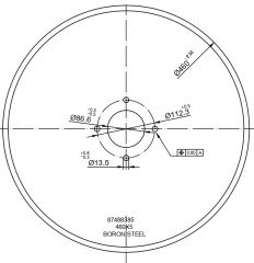 Disc Suitable For Case Pro 500